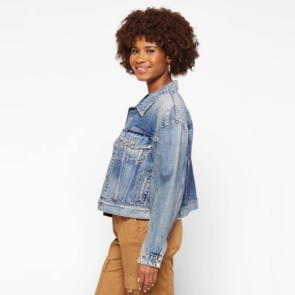 Hudson NWT Brea Swing Trucker Jacket - Picture 16 of 17